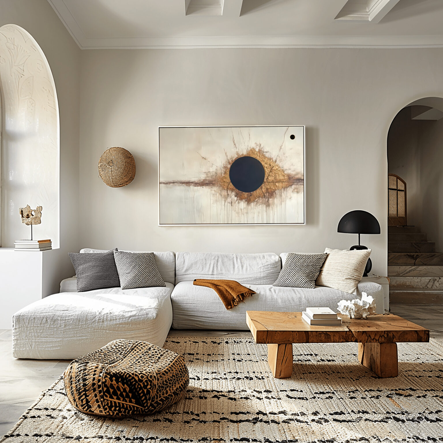 Obraz Czerń i Złoto - obrazek 2