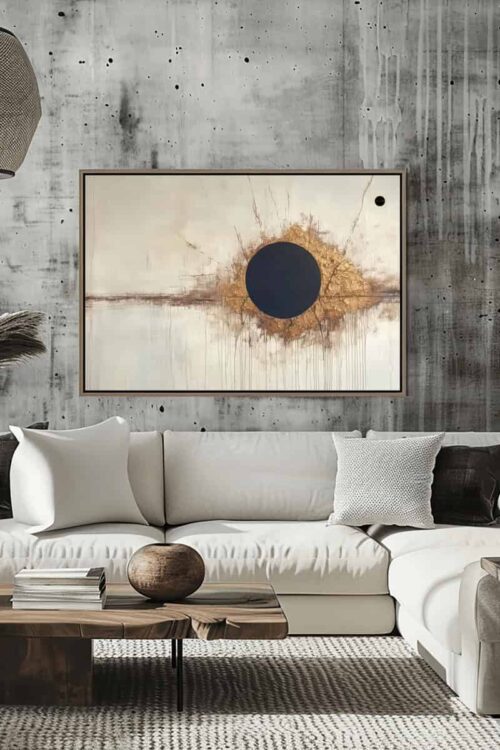 Obraz Czerń i Złoto