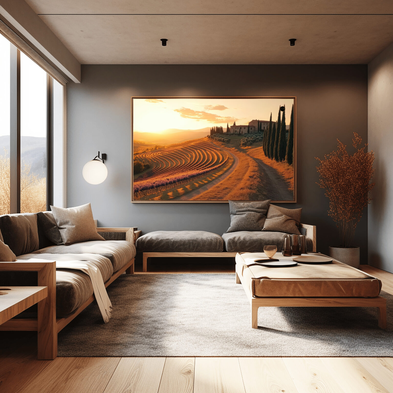 Obraz Toskańskie Wzgórze