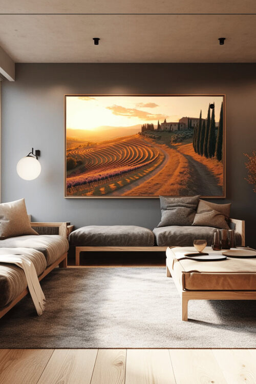 Obraz Toskańskie Wzgórze