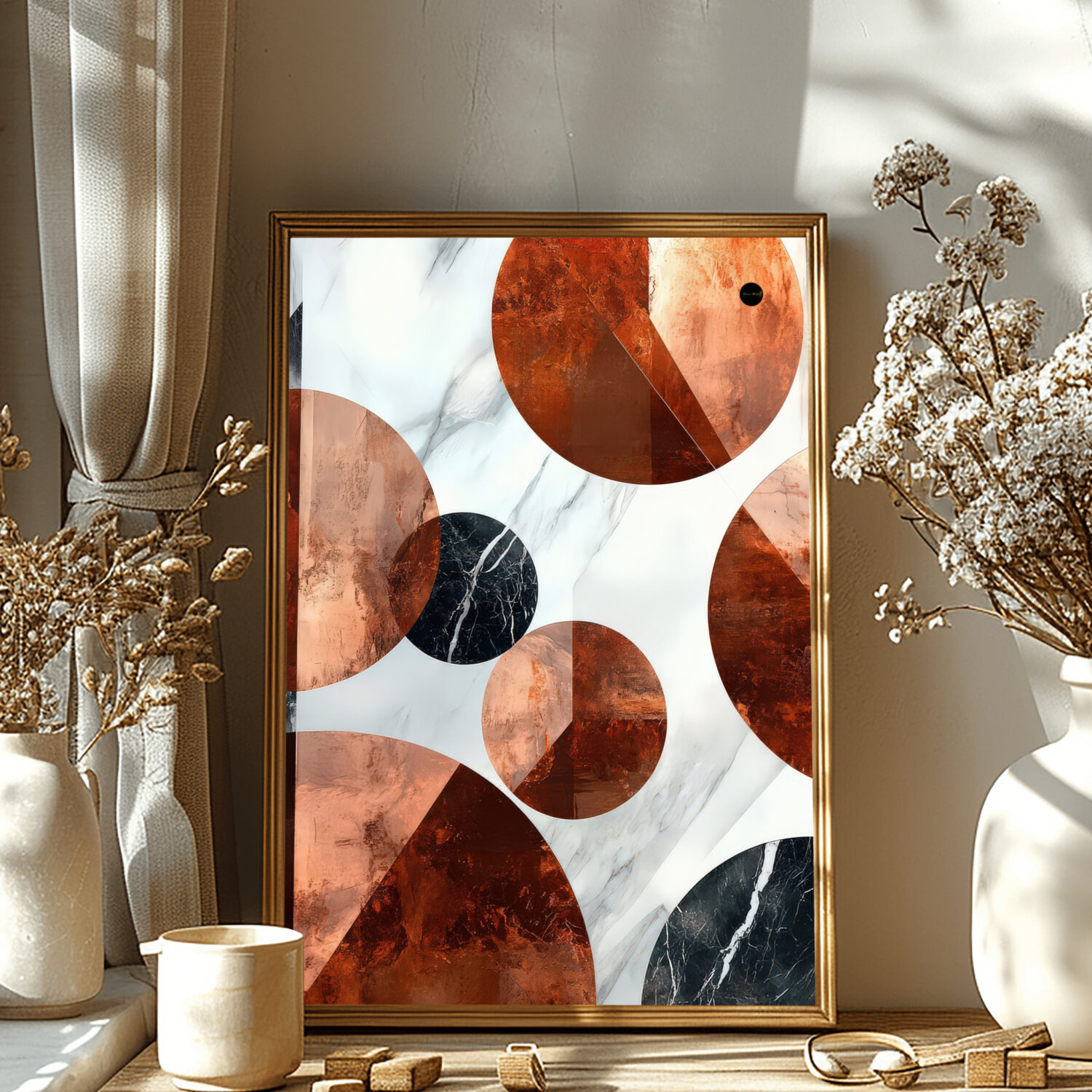 Nowoczesny obraz Geometryczny do salonu