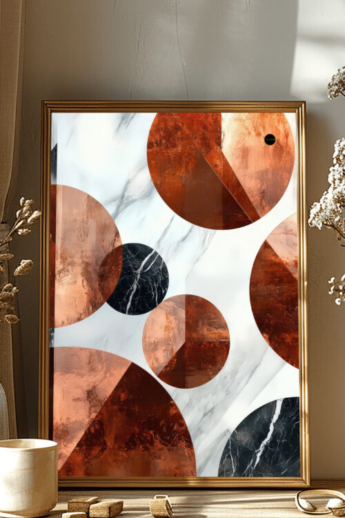 Nowoczesny obraz Geometryczny do salonu